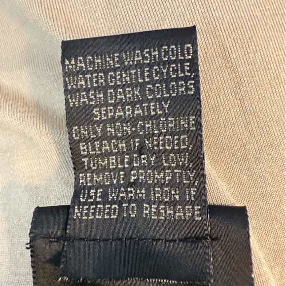 Tailor B. Moss putty/tan colored tee made and purchased in Israel - Picture 5 of 6